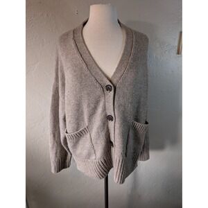 The Drop Coastal New England Cardigan Beige womens size XL